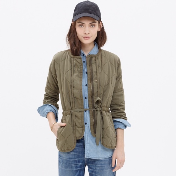 Madewell Quilted Drawstring Jacket - Picture 2 of 3